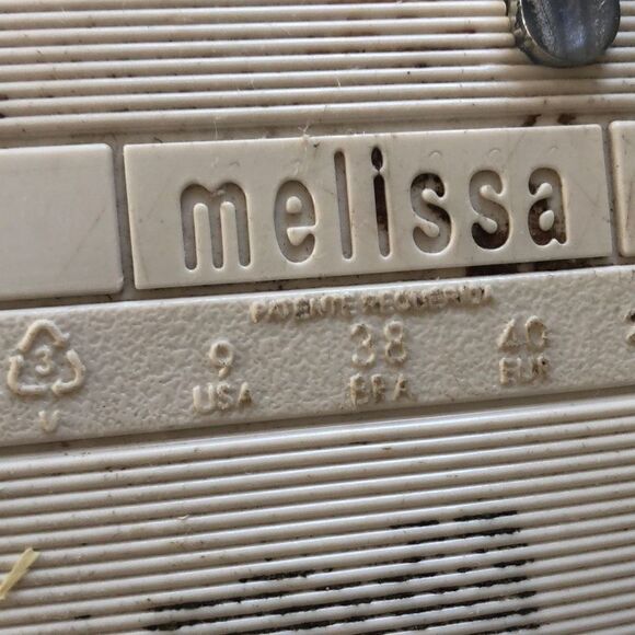 Melissa Silver star bow jelly sandals size 9 - Picture 5 of 8